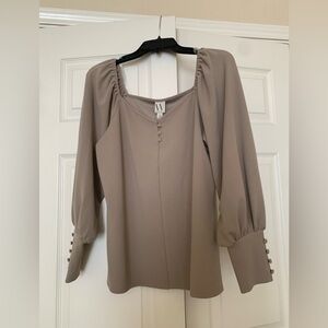 Worthington Beige/Tan Blouse